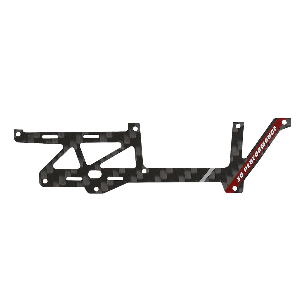 OSHM1214 OMPHobby M1 EVO Helicopter Parts Left Side Carbon Fiber Frame
