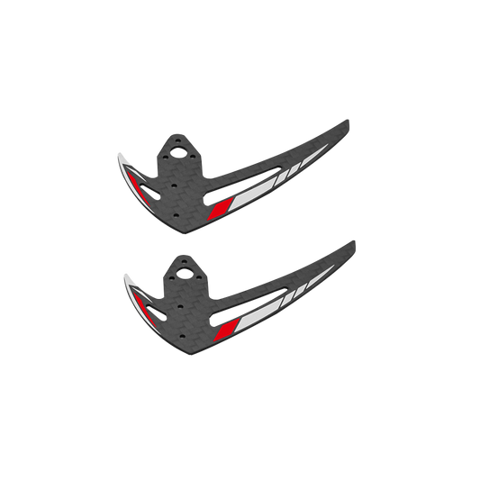 OSHM2328 OMP Hobby M2 EVO Helicopter Parts Vertical Stabilizer Set