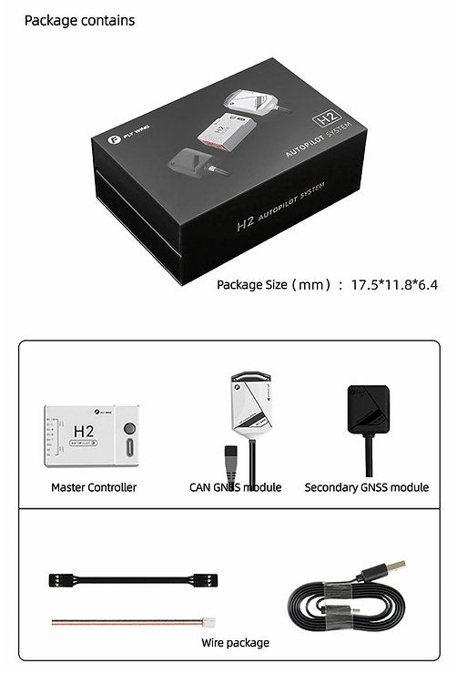 Fly Wing H2 Flight Controller Unit w/ M10 U-blox GPS