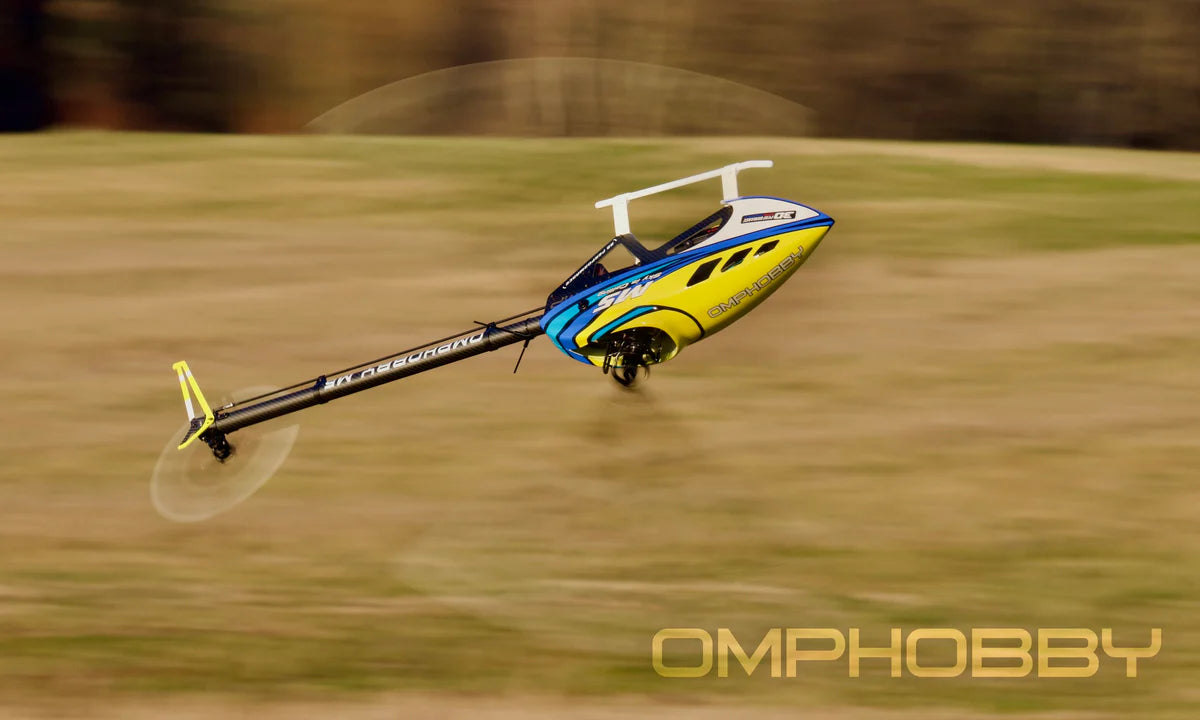 OMP-M5-B OMPHOBBY M5 RC Helicopter Frame Kit w/ Rotortech Blades