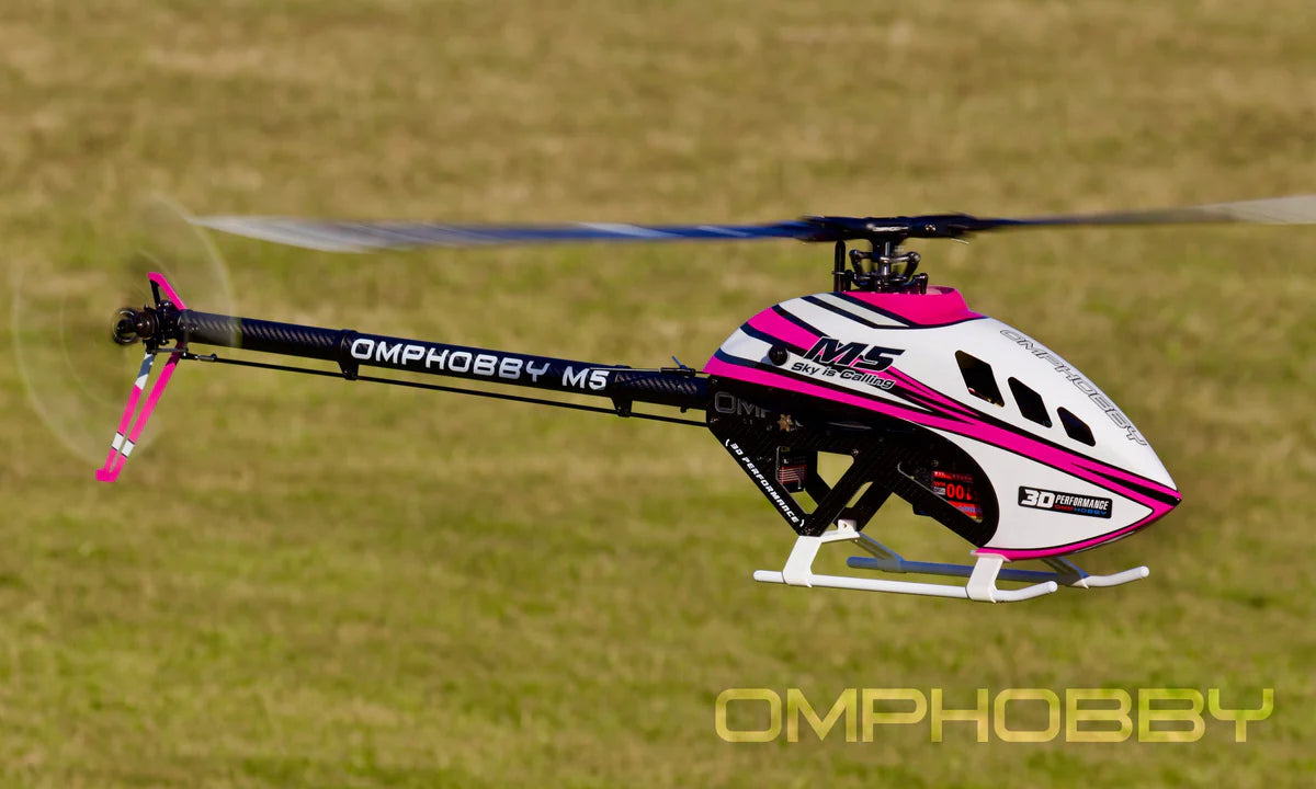 OMP-M5-B OMPHOBBY M5 RC Helicopter Frame Kit w/ Rotortech Blades