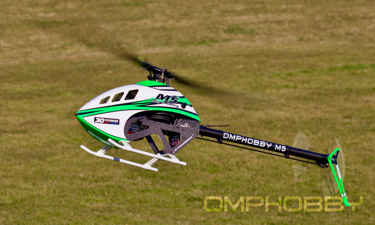 OMP-M5-B OMPHOBBY M5 RC Helicopter Frame Kit w/ Rotortech Blades