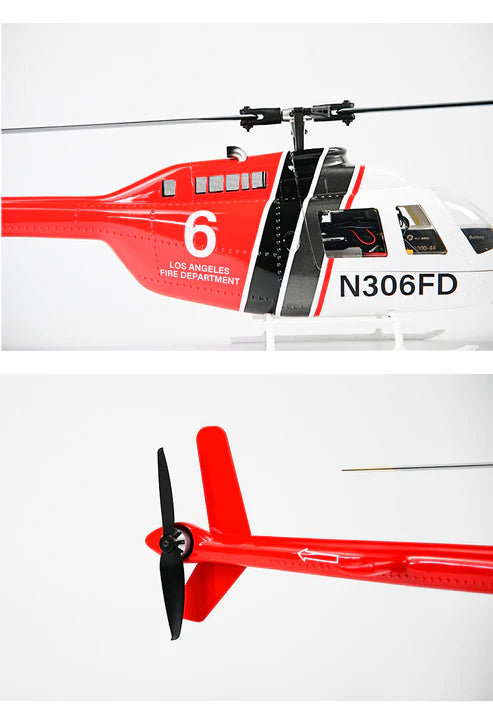 BELL206-RTF Flywing Bell-206 V3 6CH GPS 3D Hovering Auto Return RC RTF Helicopter