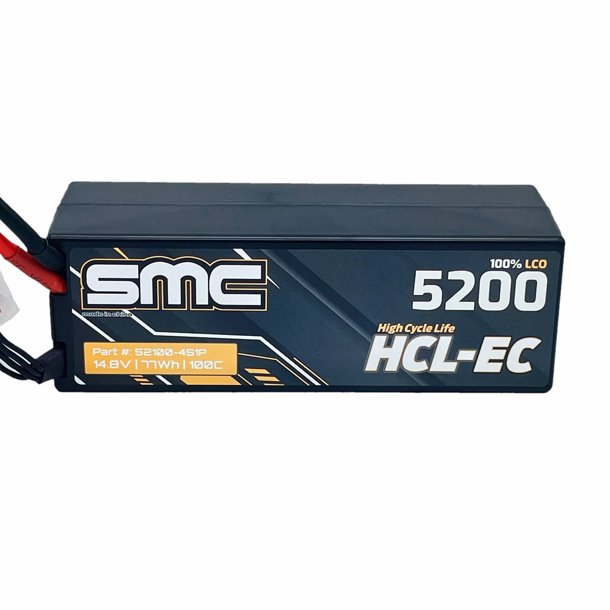 SMC HCL-EC 4S 14.8V 5200mAh 100C Hardcase LiPo Battery
