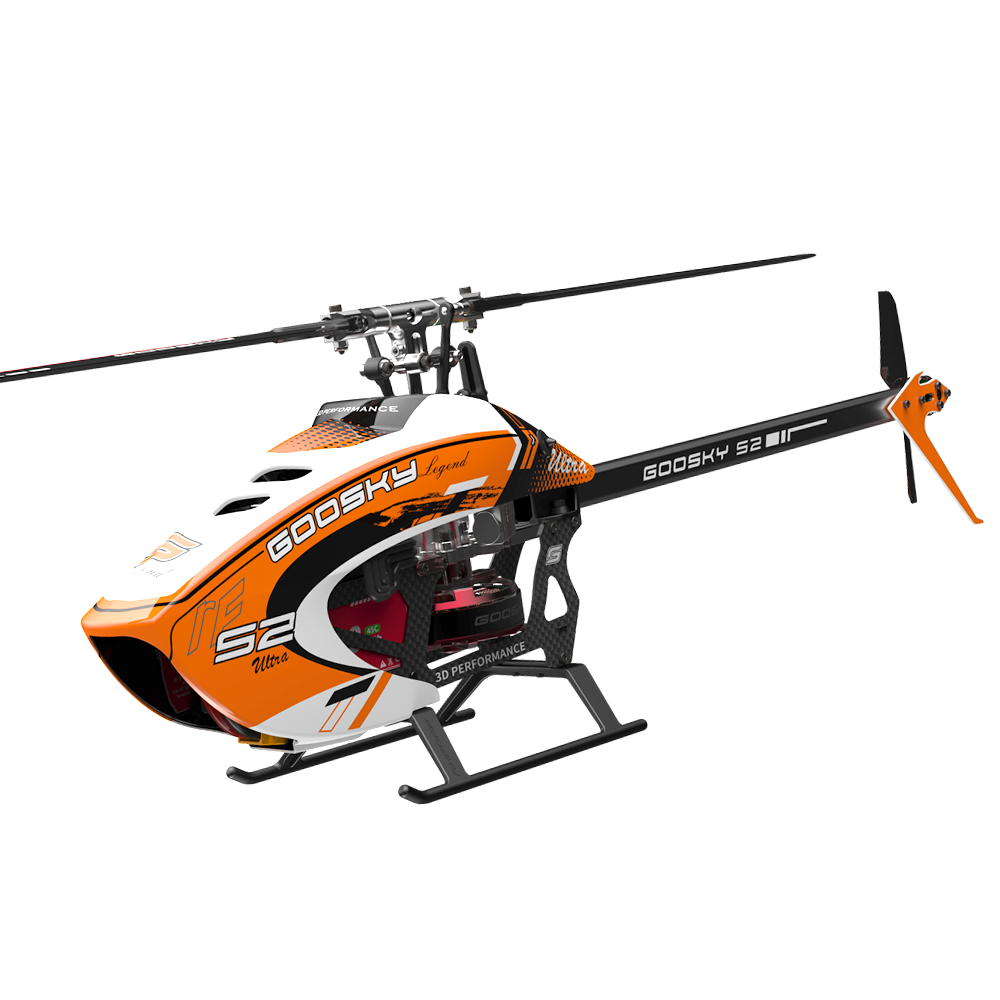 Goosky S2 Ultra Rotorflight BNF Helicopter Orange – ELRS Included Goosky S2 Ultra Rotorflight BNF Helicopter Orange – ELRS Included