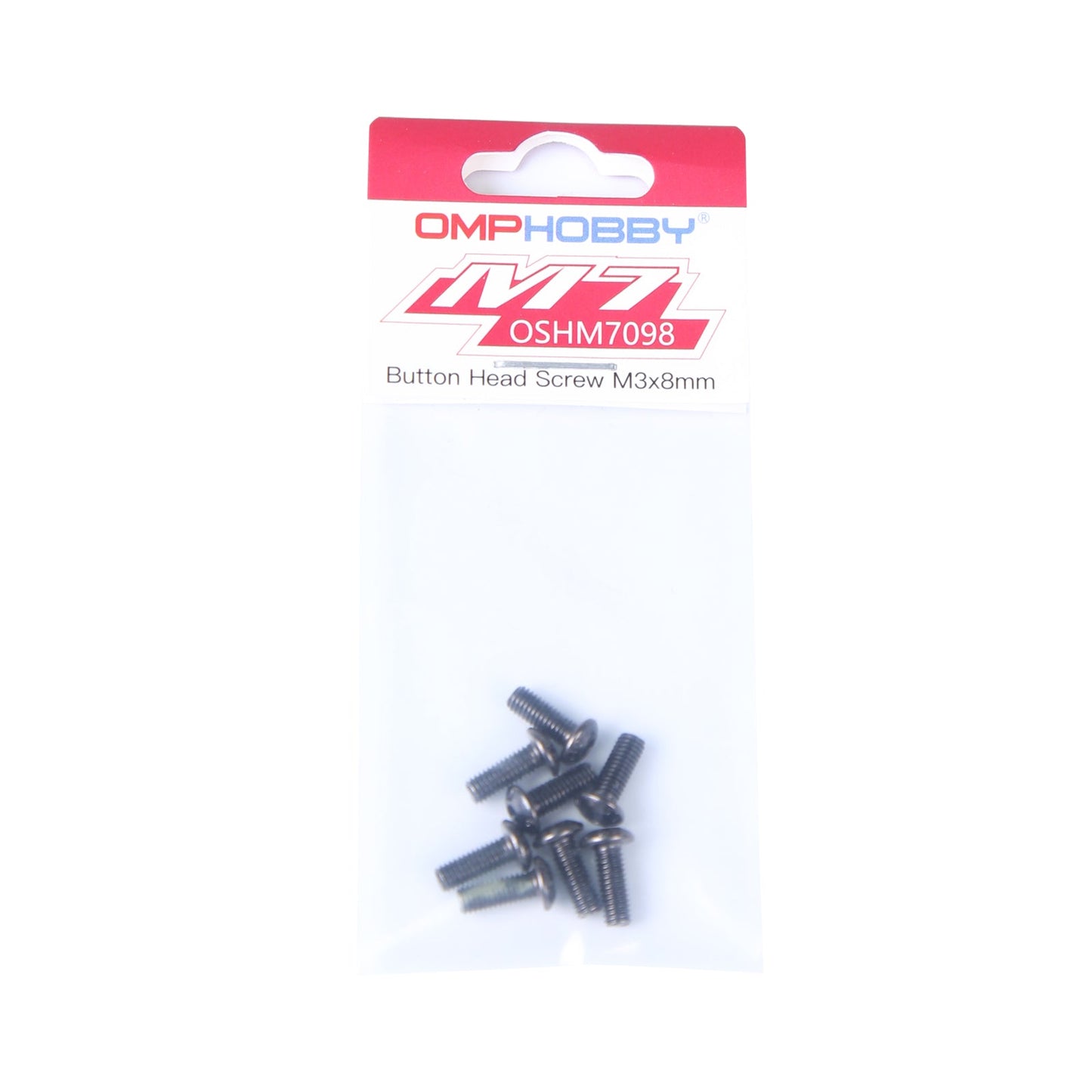 OSHM7098 OMP HOBBY M7 Helicopter Parts Button Head Screw M3x8