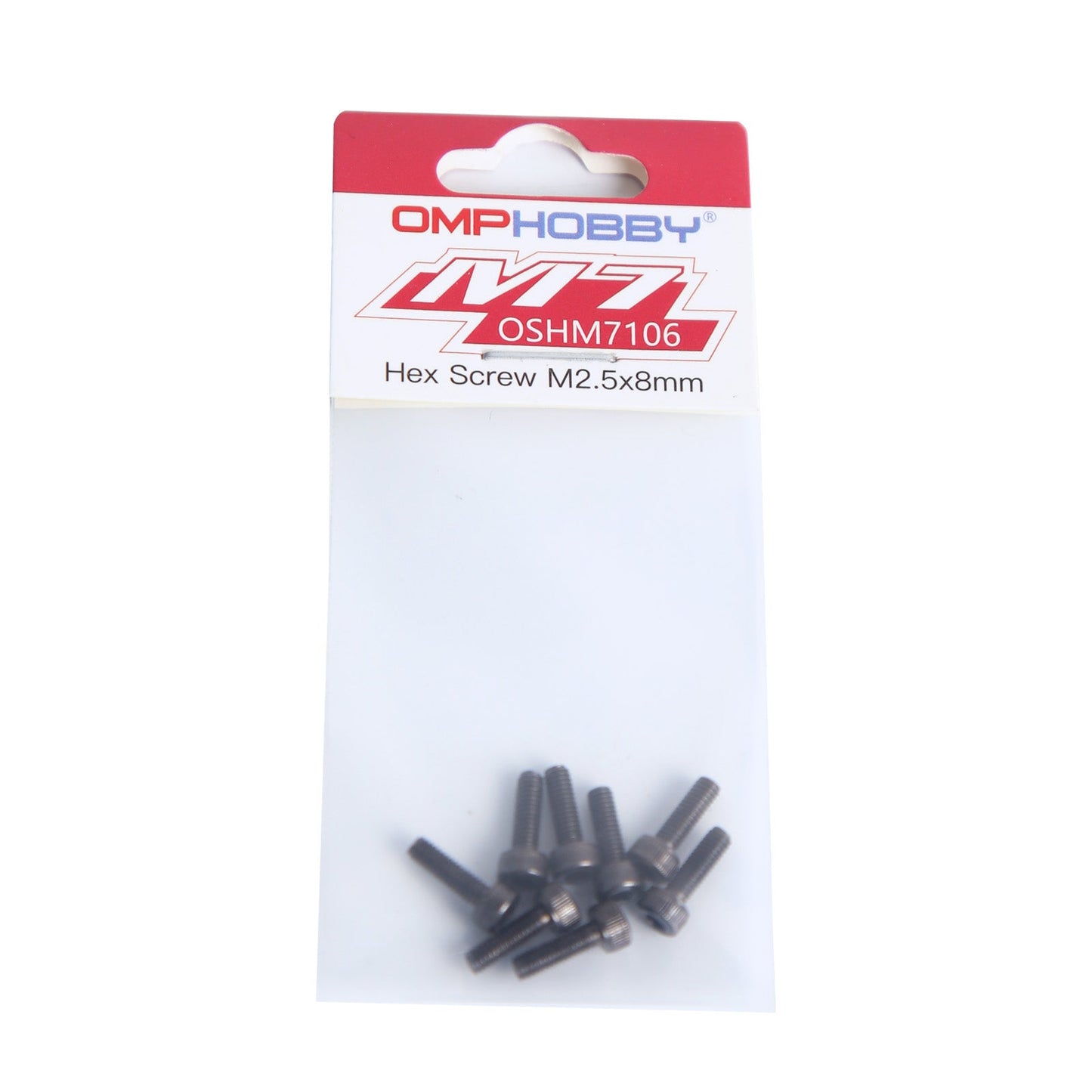 OSHM7106 OMP HOBBY M7 Helicopter Parts Hex Screw M2.5x8