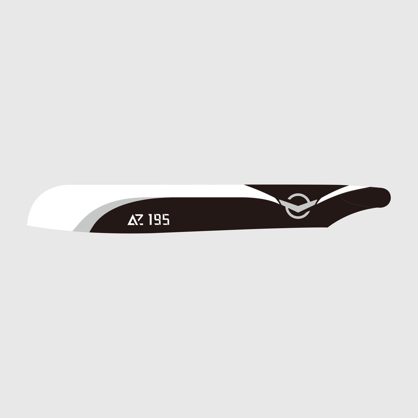Azure Power AZ-101195 195mm PPA CF Main Blades - Goosky S2 / OMP M2 / Stratos 200
