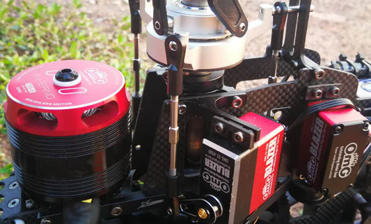 OMG-ST-HSBF OMG Blazer 30KG 0.065sec Brushless Full Size Helicopter Swashplate Servo