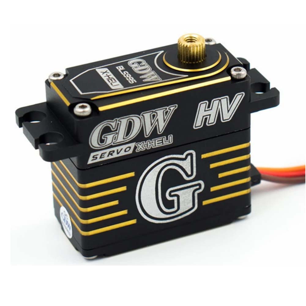 GDW-BLS995-HV GDW BLS-995 HIGH VOLTAGE BRUSHLESS X-HELI 11kg 0.03s 760us/333hz 40mm FULL SIZE SERVO 25T FUTABA SPLINE