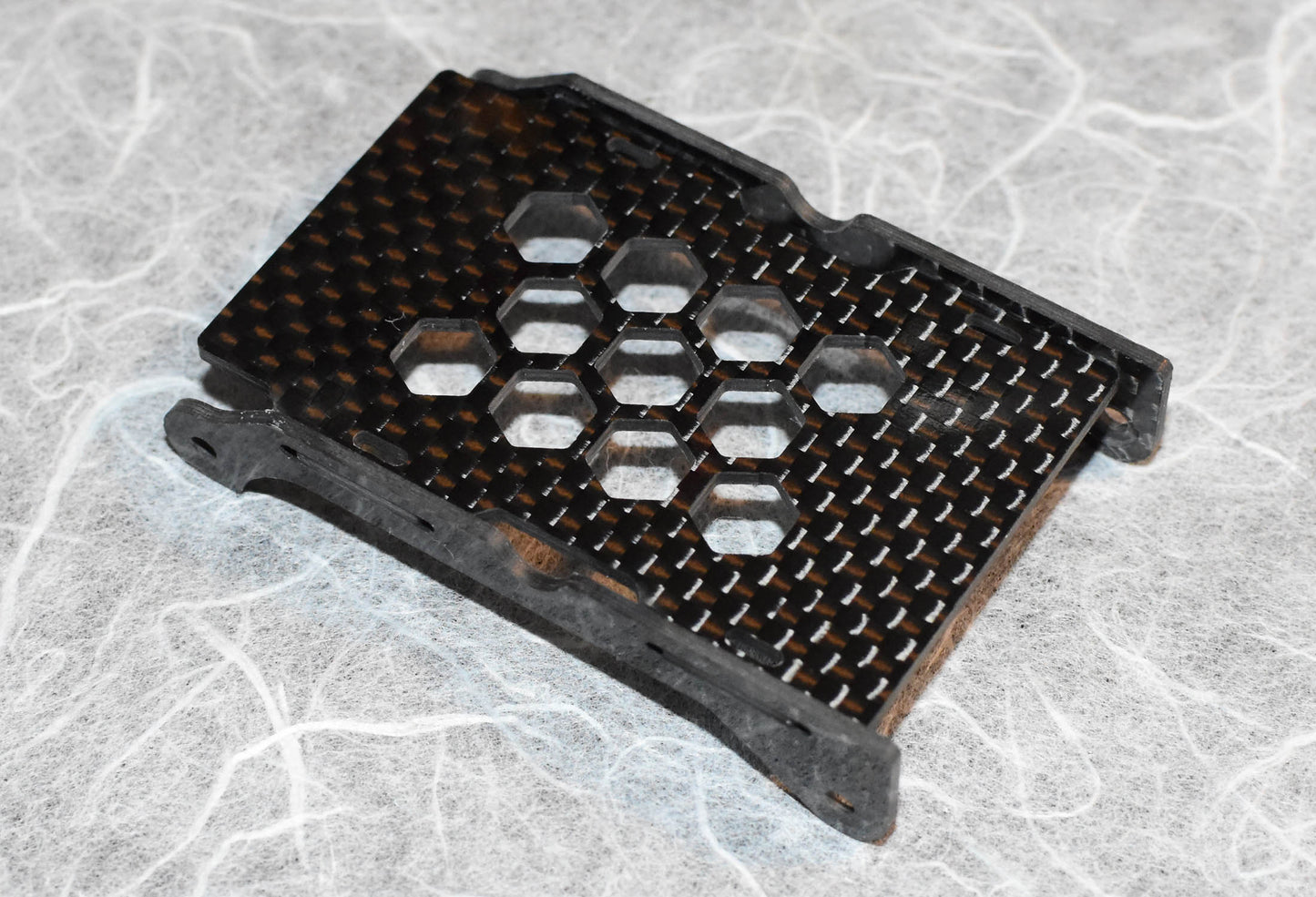 A.B. Design Goosky RS4 Venom HW v4/v5 80a CF ESC Mounting Tray