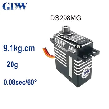 GDW-DS298MG GDW DS298MG 9.1kg 20g Micro High Torque Digital Coreless Servo