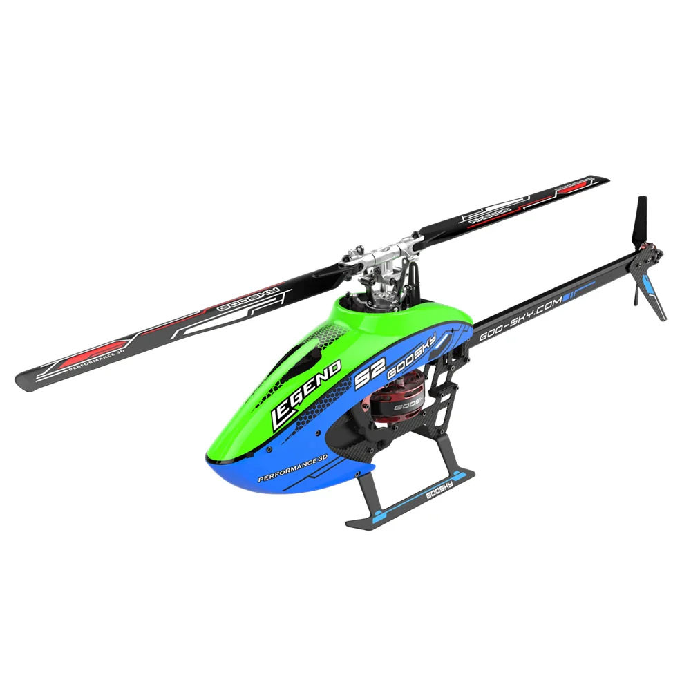GT-BAF000003 Goosky Legend S2 Helicopter (BNF) - Blue and Green