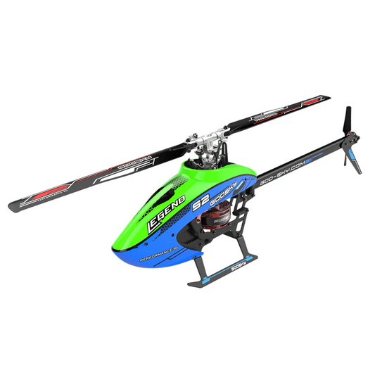 GT-BAF000003 Goosky Legend S2 Helicopter (BNF) - Blue and Green