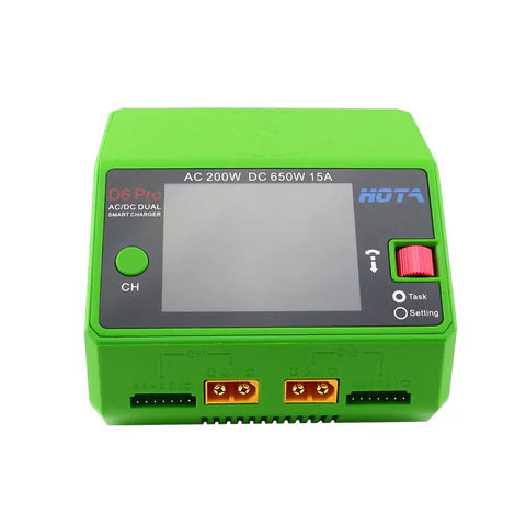 HOT-D6Pro HOTA D6 Pro AC 200W DC 650W 15A Wireless Lipo Battery Charger