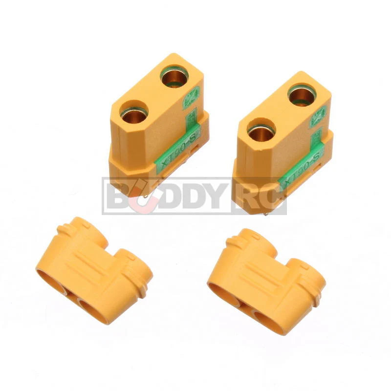 EPB-9176 Pair Amass XT90 Female Connectors Anti Spark for Battery