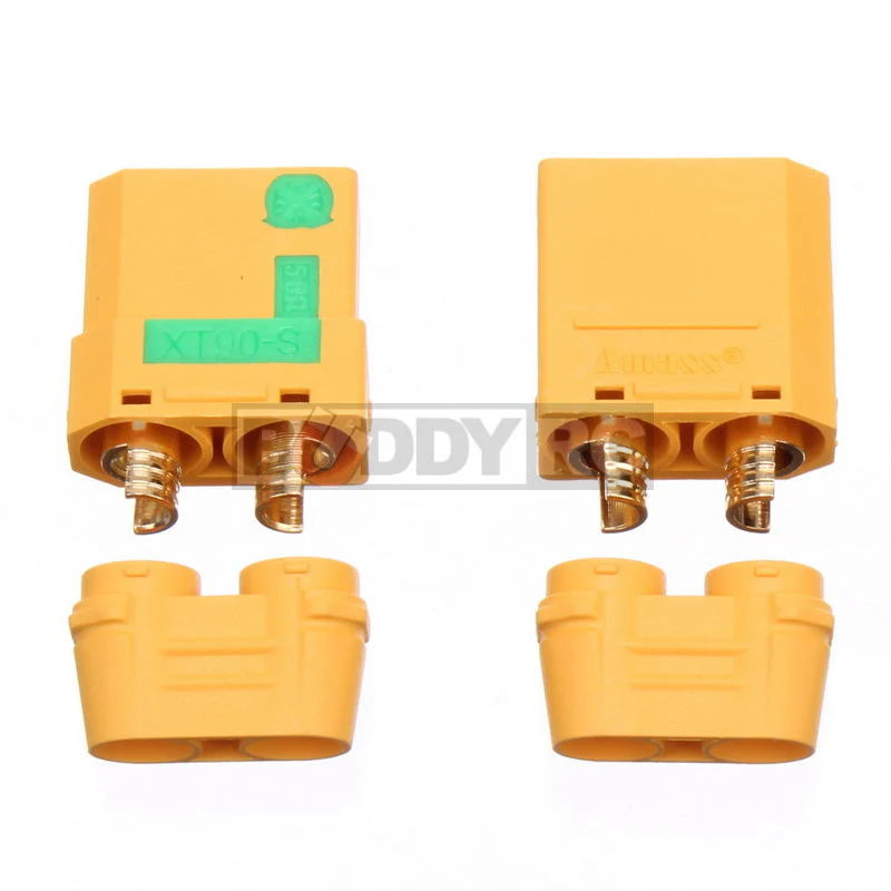 EPB-9177 Pair Amass XT90 M/F Connectors Anti Spark