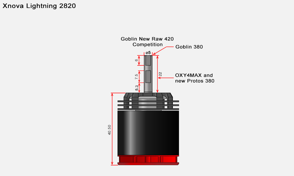 LGT2820920KV10PA Xnova Ligtning 2820-920kv