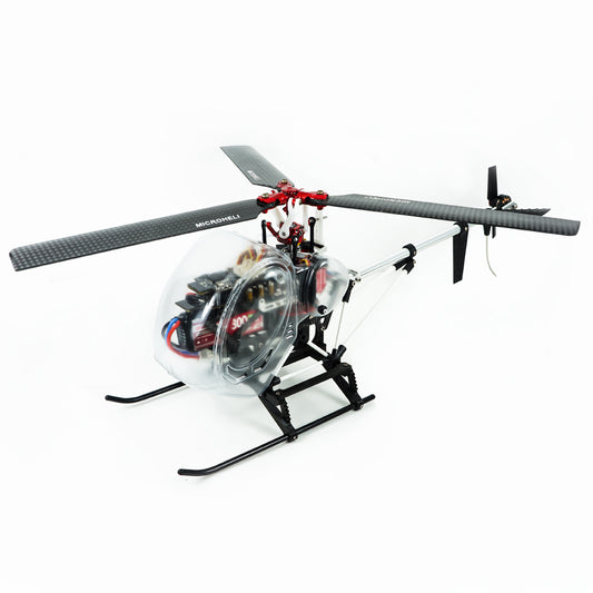 MH-GSS1-SH31 GOOSKY S1 - Transparent PVC Hughes 300 Scale W/ Landing Gear