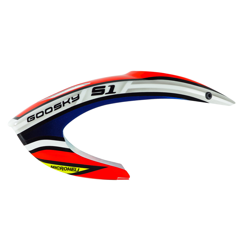 MH-GSS1080RG Microheli Goosky S1 Airbrush Fiberglass Red Gopher Canopy