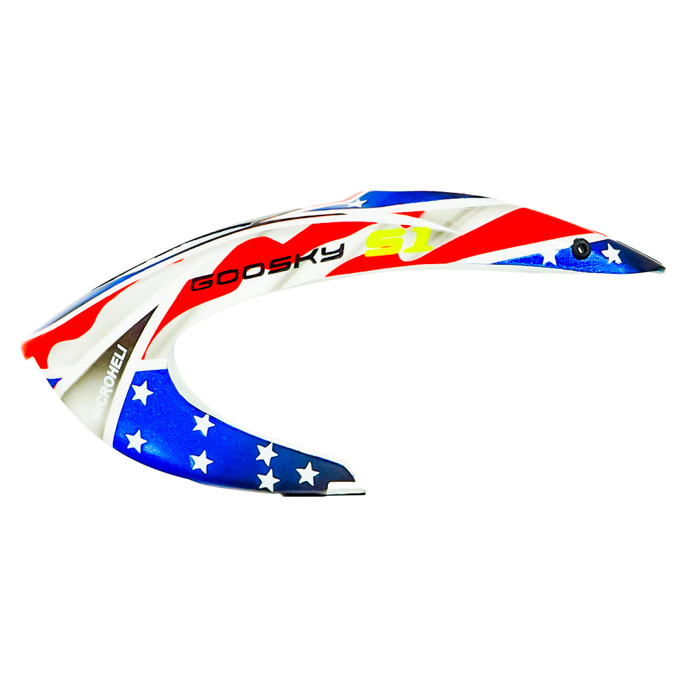 MH-GSS1080US Microheli Goosky S1 Airbrush Fiberglass USA Canopy