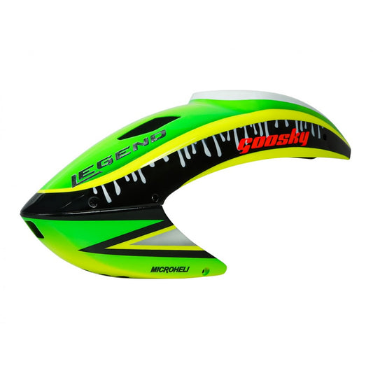 MH-GSS2081GM Microheli Goosky S2 Airbrush Plastic Stock Canopy Green Monster