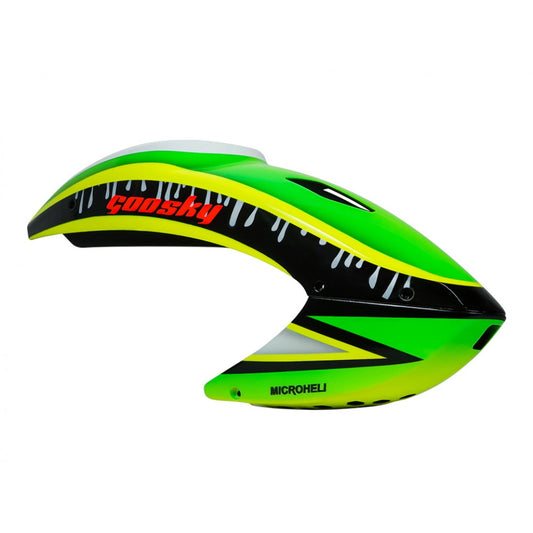 MH-GSS2081GM Microheli Goosky S2 Airbrush Plastic Stock Canopy Green Monster