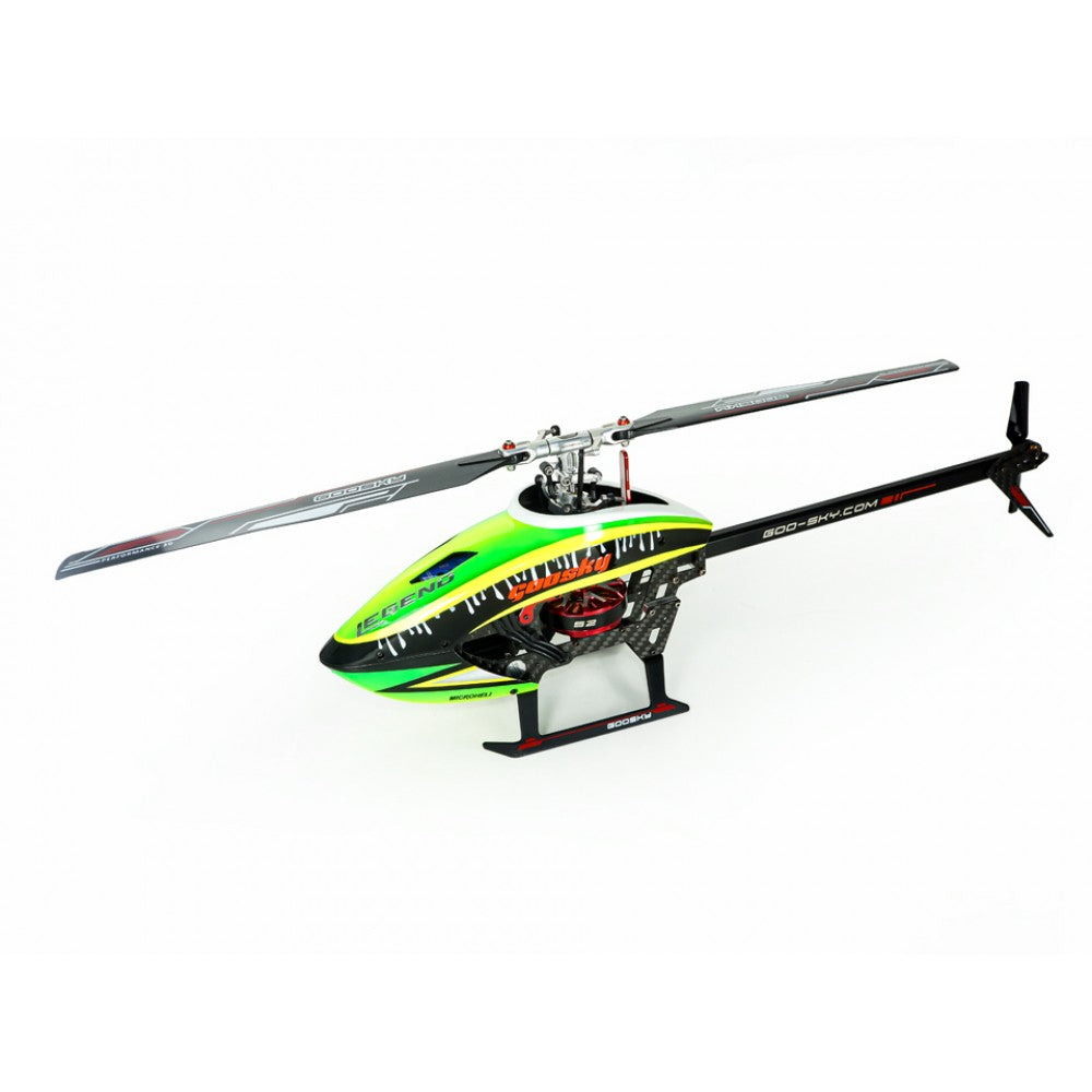 MH-GSS2081GM Microheli Goosky S2 Airbrush Plastic Stock Canopy Green Monster