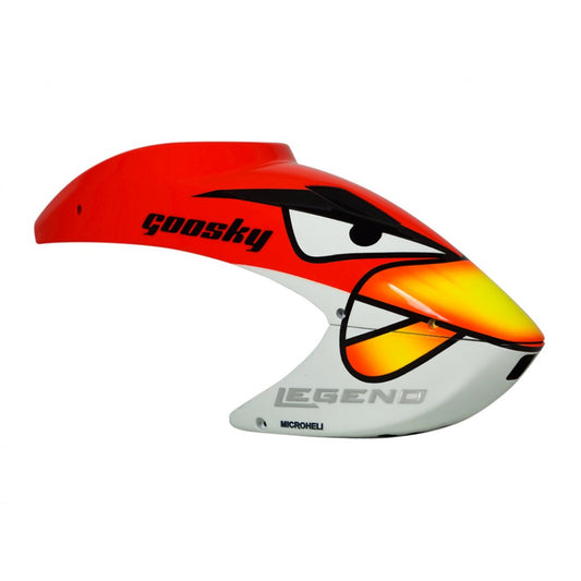 MH-GSS2081RB Microheli Goosky S2 Airbrush Plastic Stock Canopy Red Bird