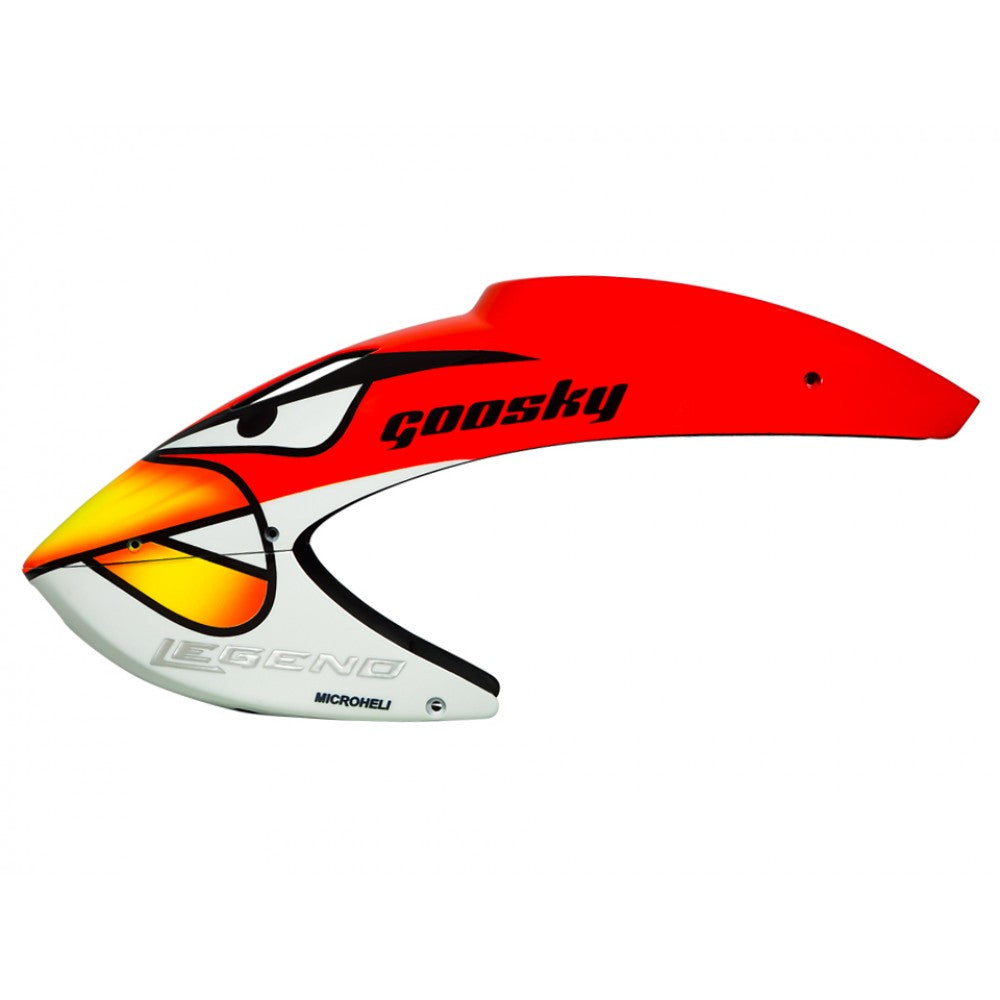 MH-GSS2081RB Microheli Goosky S2 Airbrush Plastic Stock Canopy Red Bird