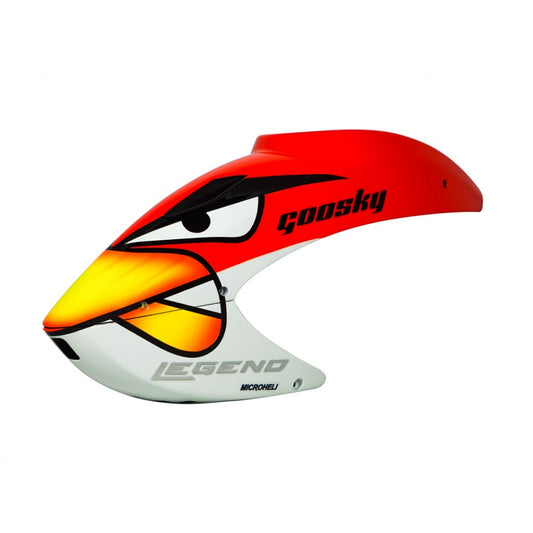MH-GSS2081RB Microheli Goosky S2 Airbrush Plastic Stock Canopy Red Bird