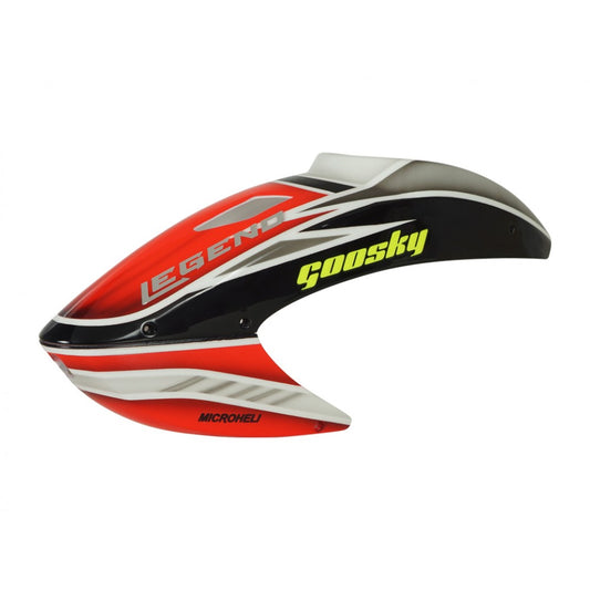 MH-GSS2081RE Microheli Goosky S2 Airbrush Plastic Stock Canopy Red Eye
