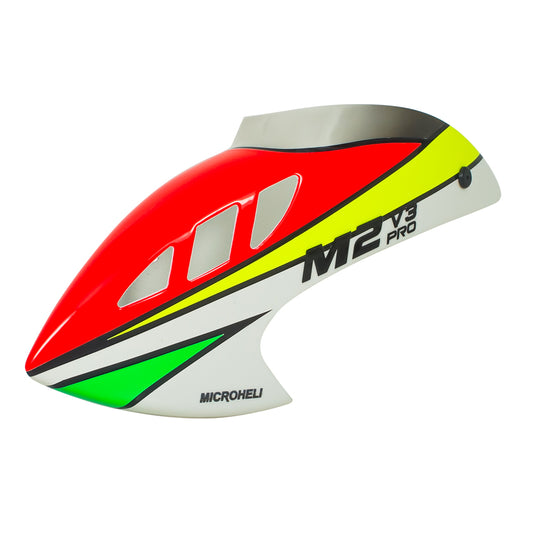Microheli Airbrush Fiberglass FreeStyle Canopy for OMP Hobby M2 V3 Sport / Pro – MH-M2V3080FT