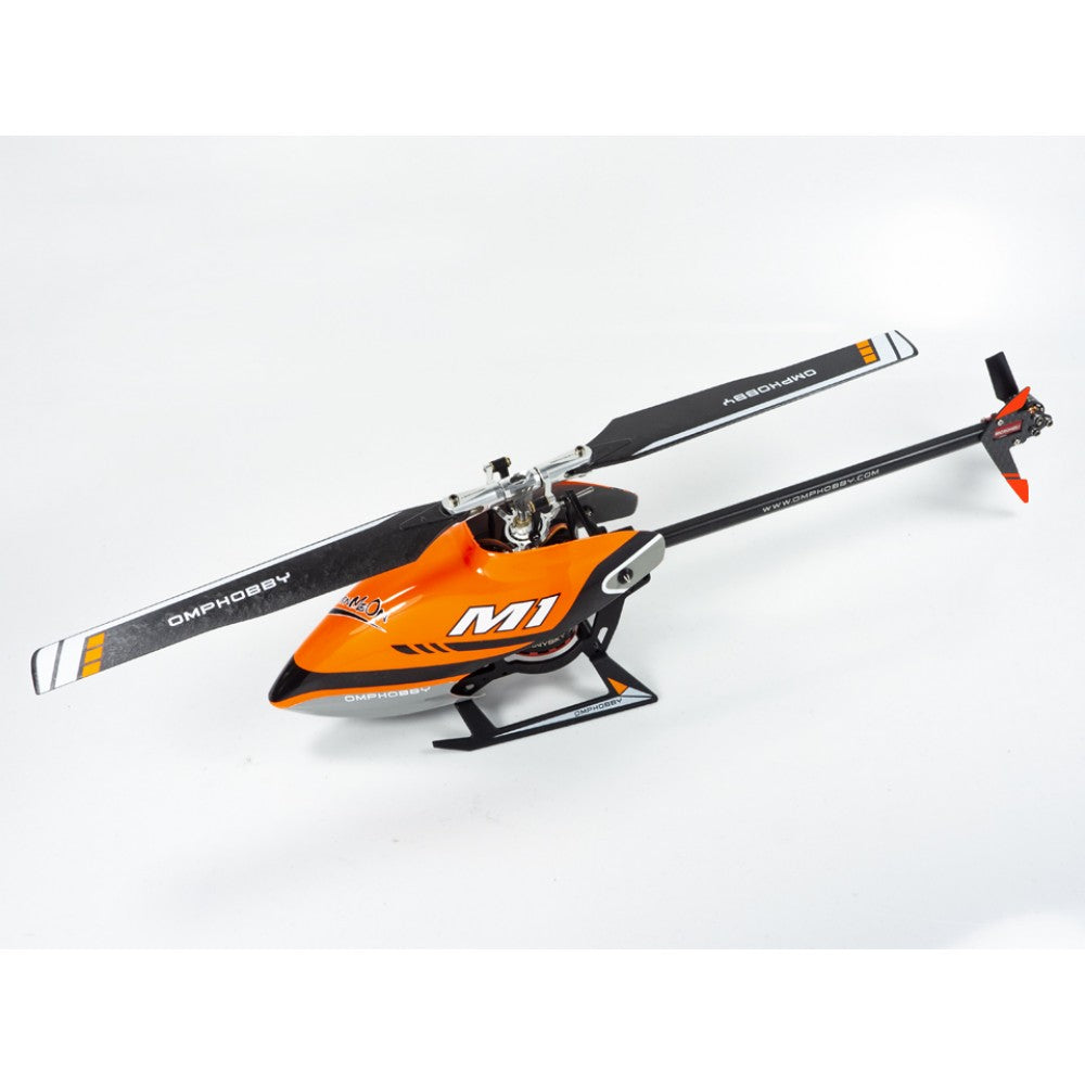 Microheli Aluminum Carbon Fiber Tail Motor Mount W/ Fin Set - OMP Hobby M1 / EVO