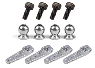Goosky RS7 Ultra Metal Servo Arm Set (25T / 6 mm)