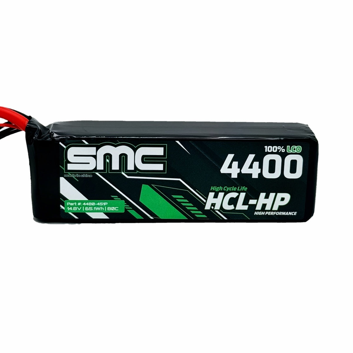 SMC HCL-HP 14.8V 4400mAh 4S 80C SC5 / EC5 / IC5 Flight Pack - 4480-4S1P