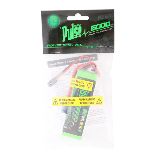 PLURX20-25502 PULSE 2S 2550mah 20C 7.4V RX LiPo Battery