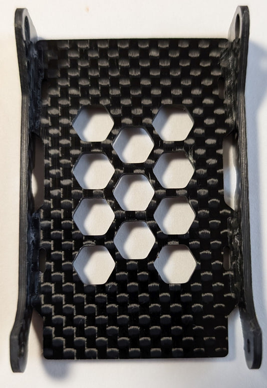 A.B. Design Goosky RS4 Venom HW v4/v5 80a CF ESC Mounting Tray