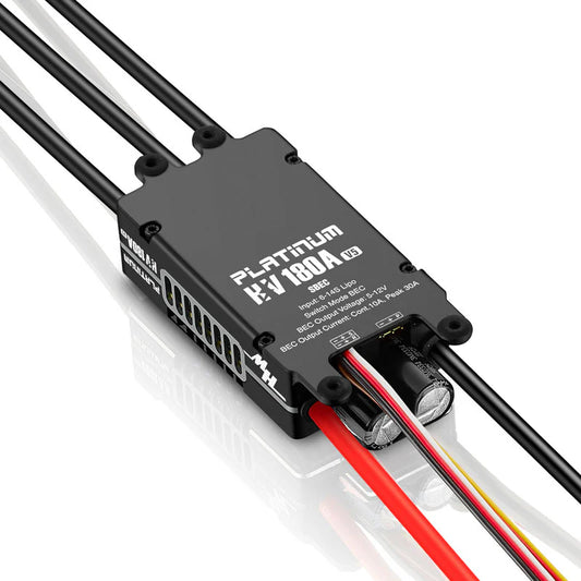 HW30209103 Platinum PRO V5 ESC 180A CONT 260A PEAK (6S-14S LIPO) SBEC 10A CONT 30A PEAK 5v-12v BEC Programmable