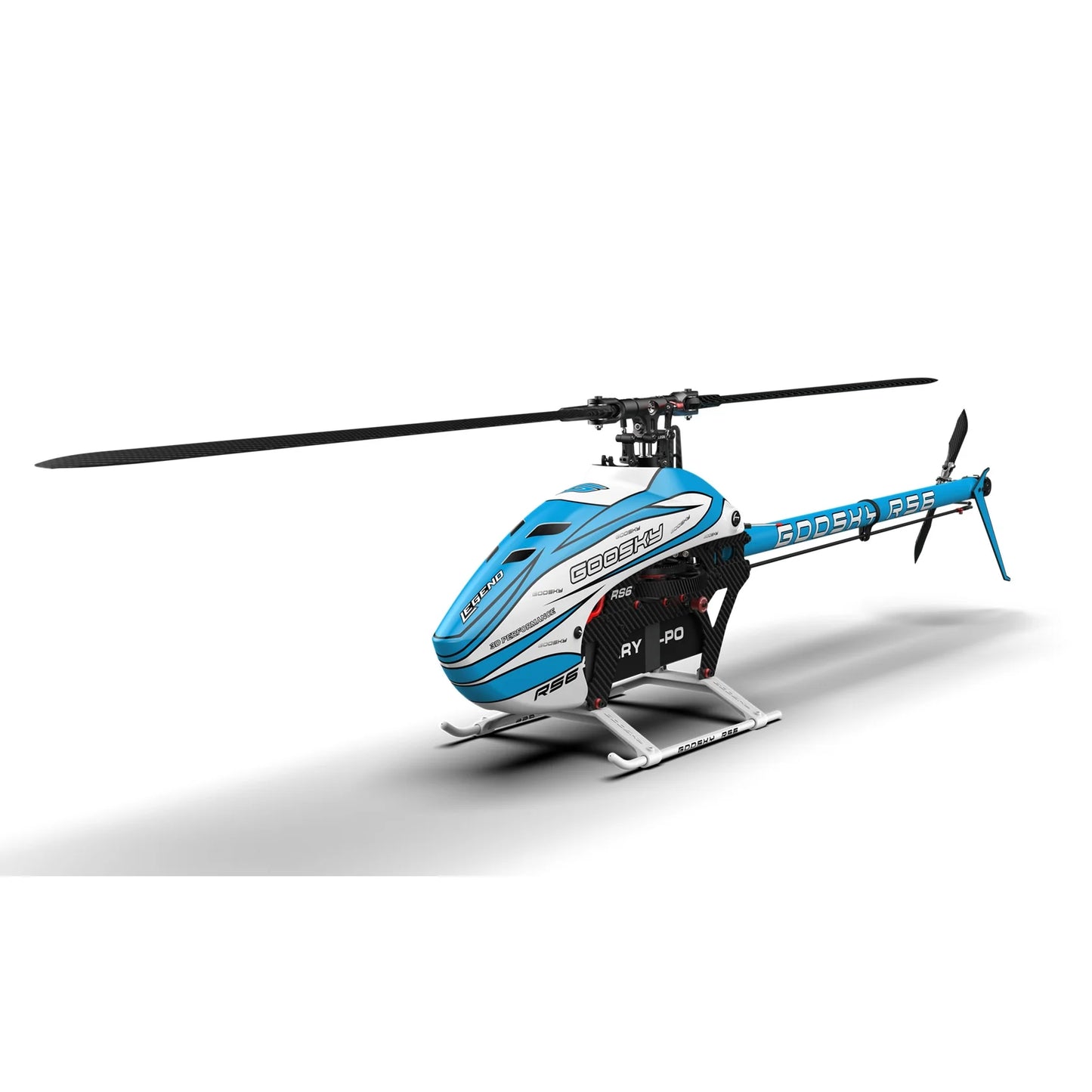BAF060007 Goosky Legend RS6 Helicopter Kit w/o Blades - Blue (Preorder)
