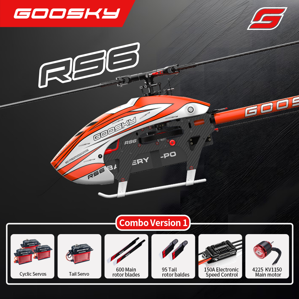 BAF990006 Goosky RS6 Orange Combo 1 - 4225/1150KV 6S