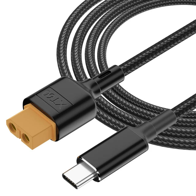 USB-C to XT60 Charging Cable for Hota Toolkitrc SC100 Type-C to XT60 Cable For Hota Toolkitrc 100W Fast Charging Power Cable
