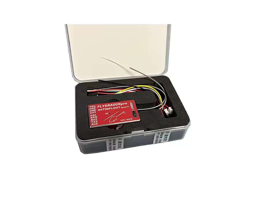 FD-PRO-MPU6000 Steam FlyDragon Pro Rotorflight IMPU6000 F722 FBL (Black/Red/Purple/Gold)