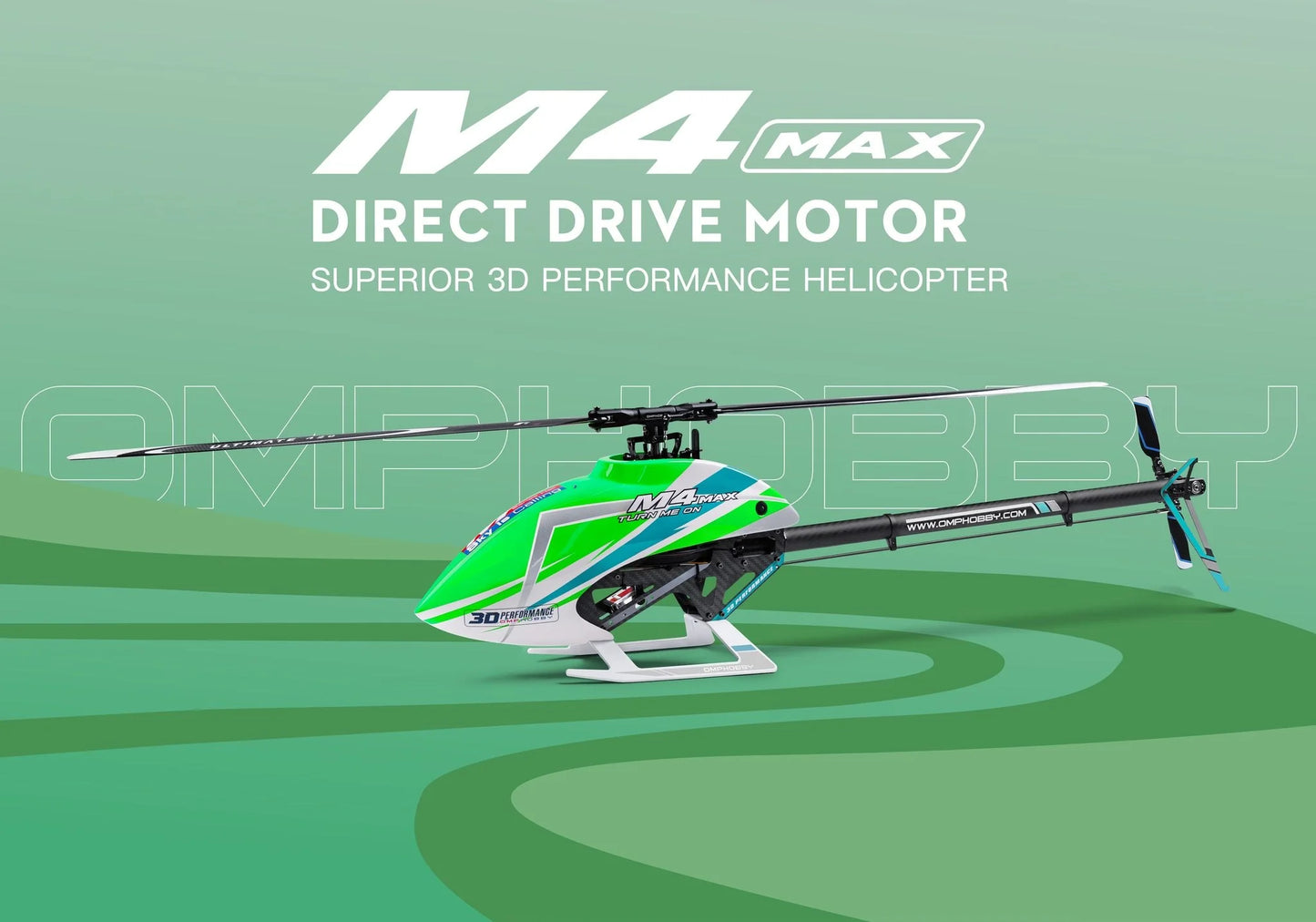 OMP-M4-MAX-KIT OMP Hobby M4 Max RC Helicopter Frame and Motor Kit