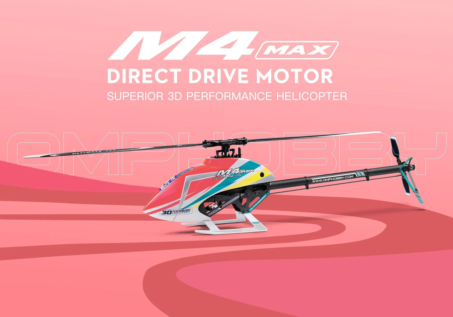 OMP-M4-MAX-KIT OMP Hobby M4 Max RC Helicopter Frame and Motor Kit