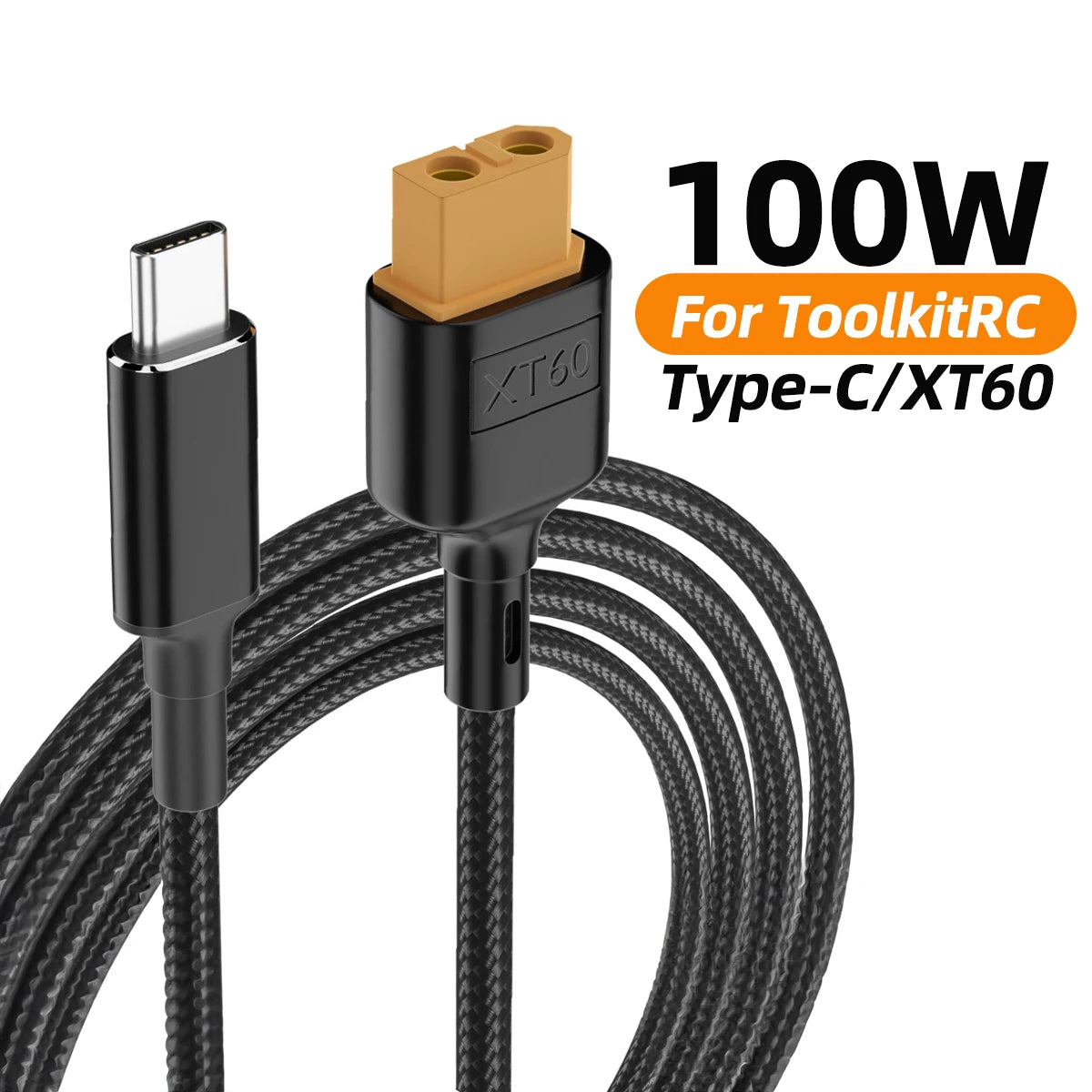 USB-C to XT60 Charging Cable for Hota Toolkitrc SC100 Type-C to XT60 Cable For Hota Toolkitrc 100W Fast Charging Power Cable