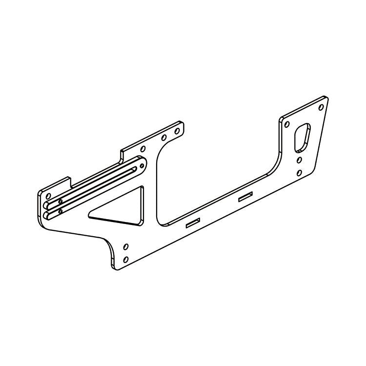 OMPHOBBY M2 3D Helicopter Carbon fiber Right-Lower(RL) frame OSHM2022 - Ohio Model Planes