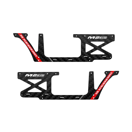 OSHM2326 OMP Hobby M2 EVO Helicopter Parts Fuselage Carbon Panel Set