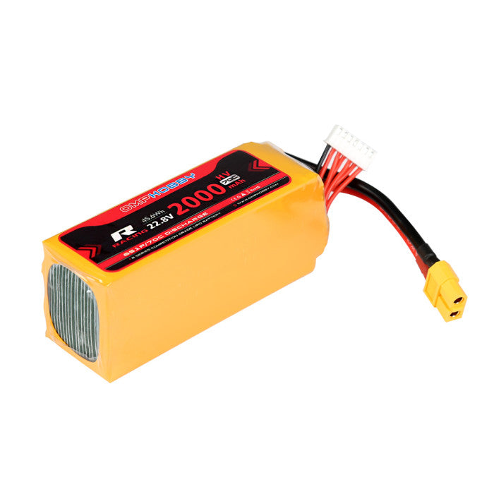 OSHM4049 OMPHobby 70C 6S 2000mAh High Voltage 22.8V LiPo Battery M4 Heli Battery