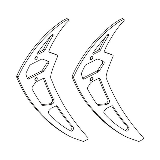 OMPHOBBY M2 3D Helicopter Carbon fiber vertical stabilizer - Ohio Model Planes